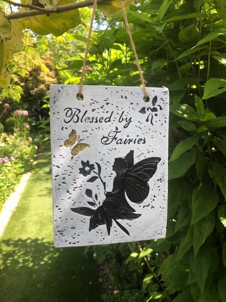 Blessed By Fairies Plaque