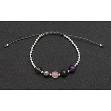 Load image into Gallery viewer, Gem Stone Woven Bracelet - Protection

