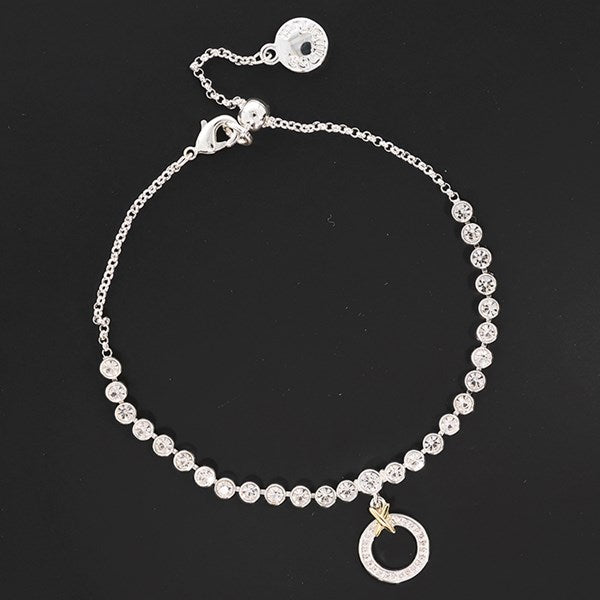 Kiss Collection Two Tone Circle Kiss Friendship Bracelet