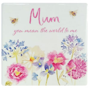 Mum You Mean The World To Me Coaster