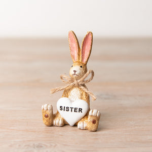 Rabbit With Heart - Sister Friend Love Mum ..