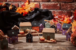 House Boo - Wooden Block - Hanging ..