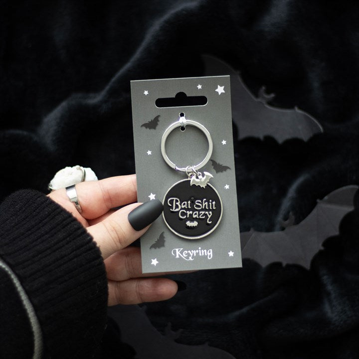 Bat Shit Crazy Keyring