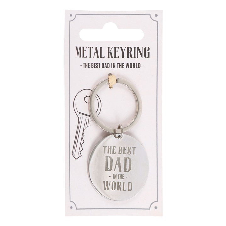 Best Dad In The World Keyring – Donna's Gift Emporium