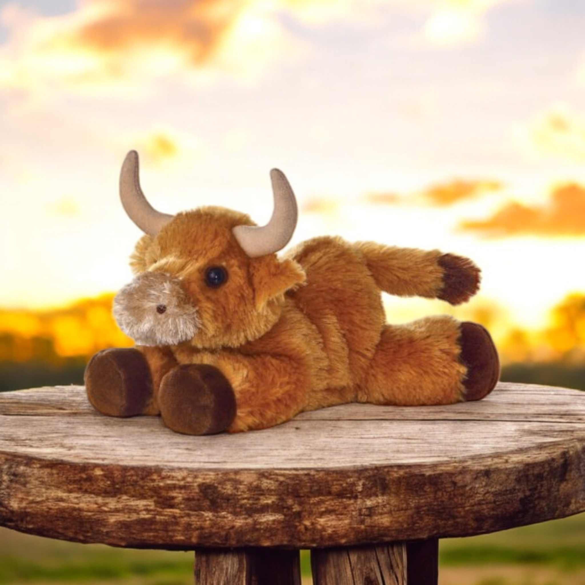 Mac The Bull Highland Cow Soft Plush Toy