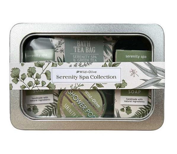 Wild Olive Serenity Spa Collection Gift Tin
