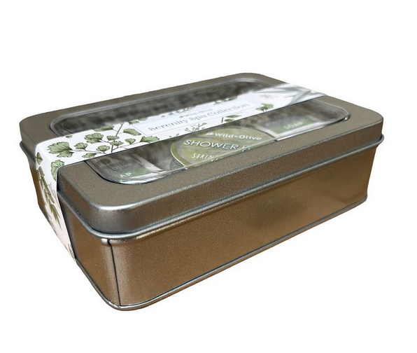 Wild Olive Serenity Spa Collection Gift Tin