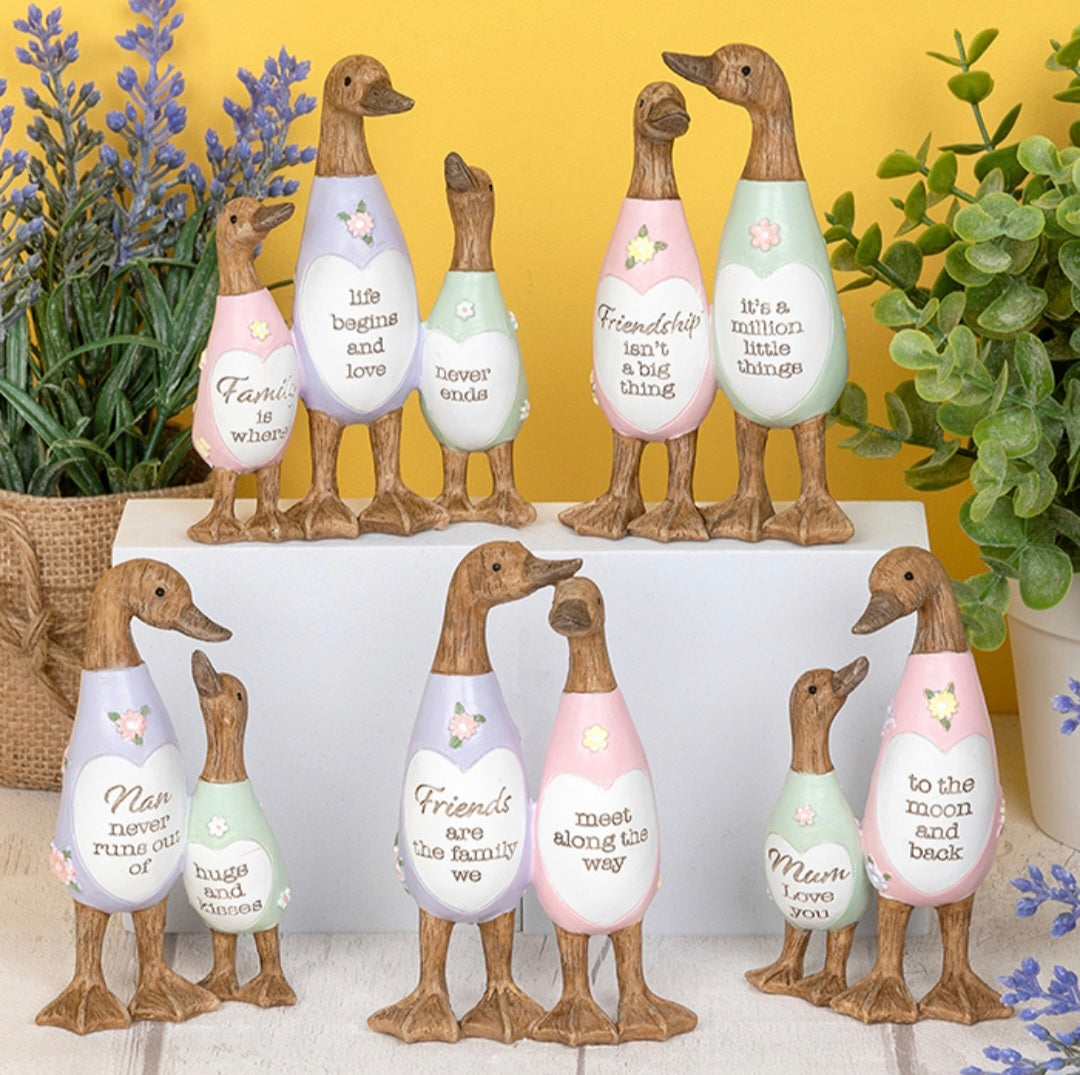 Daisy Ducks - Mum, Nan, Grandma, Auntie, Friends, Family, Daughter 12cm Tall