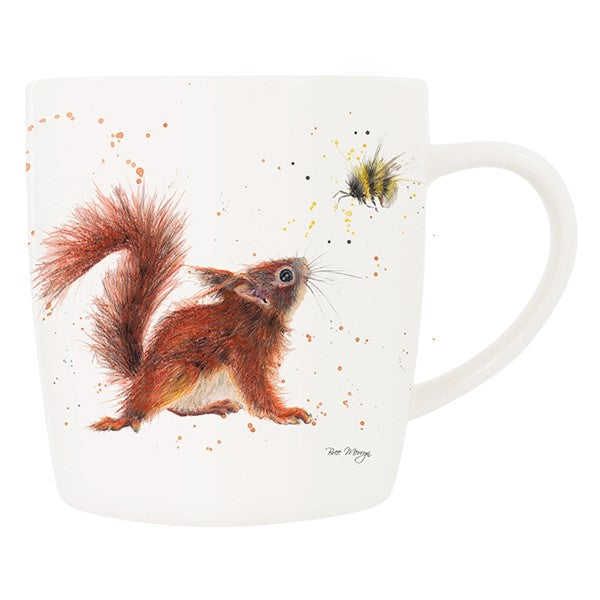 Bree Merryn 'Bramble & Bumble' Red Squirrel and Bee Mug