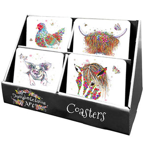 Doodleicious Farm Coasters