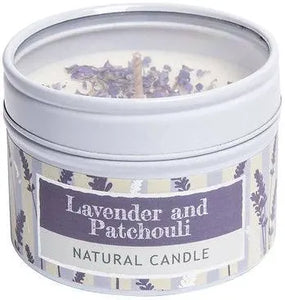 Sparkle Candle Tin - Lavender  & Patchouli