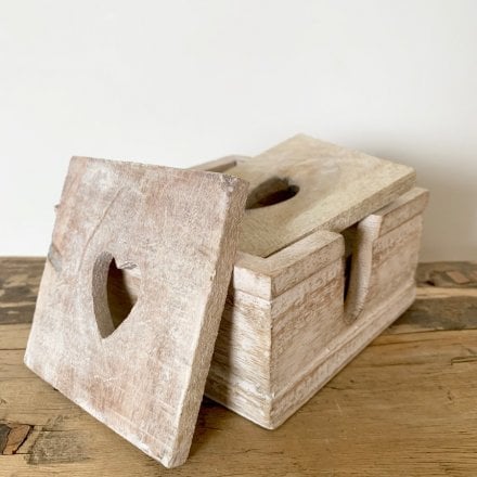 Wooden Heart Coasters - Set of 6