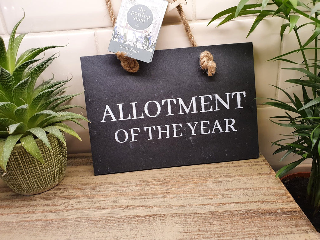 ALLOTMENT of the year Slate Plaque