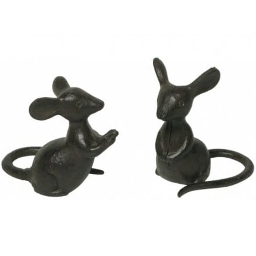 Cute Rustic Cast Iron Mice