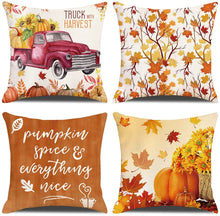 Load image into Gallery viewer, Autumn / Pumpkin Cushion Covers - 45cm x 45cm
