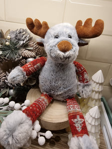 Reindeer Plush Soft Cuddle Toy .