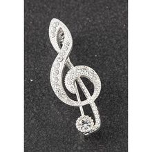 Load image into Gallery viewer, Musical Note Brooch
