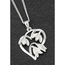 Load image into Gallery viewer, Graceful Snowdrops - Silver Plated Necklace
