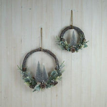 Load image into Gallery viewer, Festive Tree Wreath - Small .
