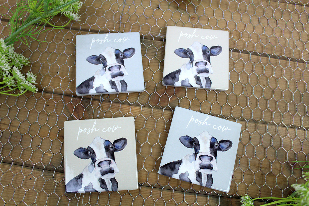 Posh Cow Coasters