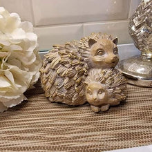 Load image into Gallery viewer, Driftwood Inspired Hedgehog &amp; Baby

