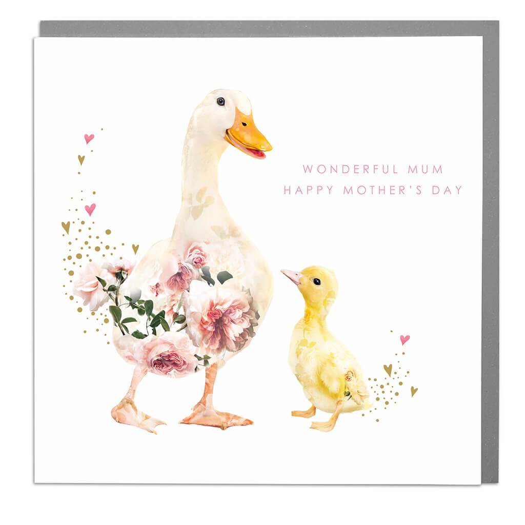 Wonderful Mum Ducks Mother's Day Card