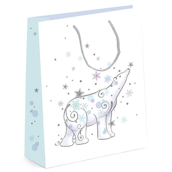 Christmas Polar Bear Gift Bag - Large