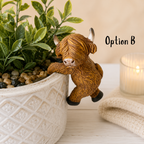 Highland Cow Plant Pot Hanger