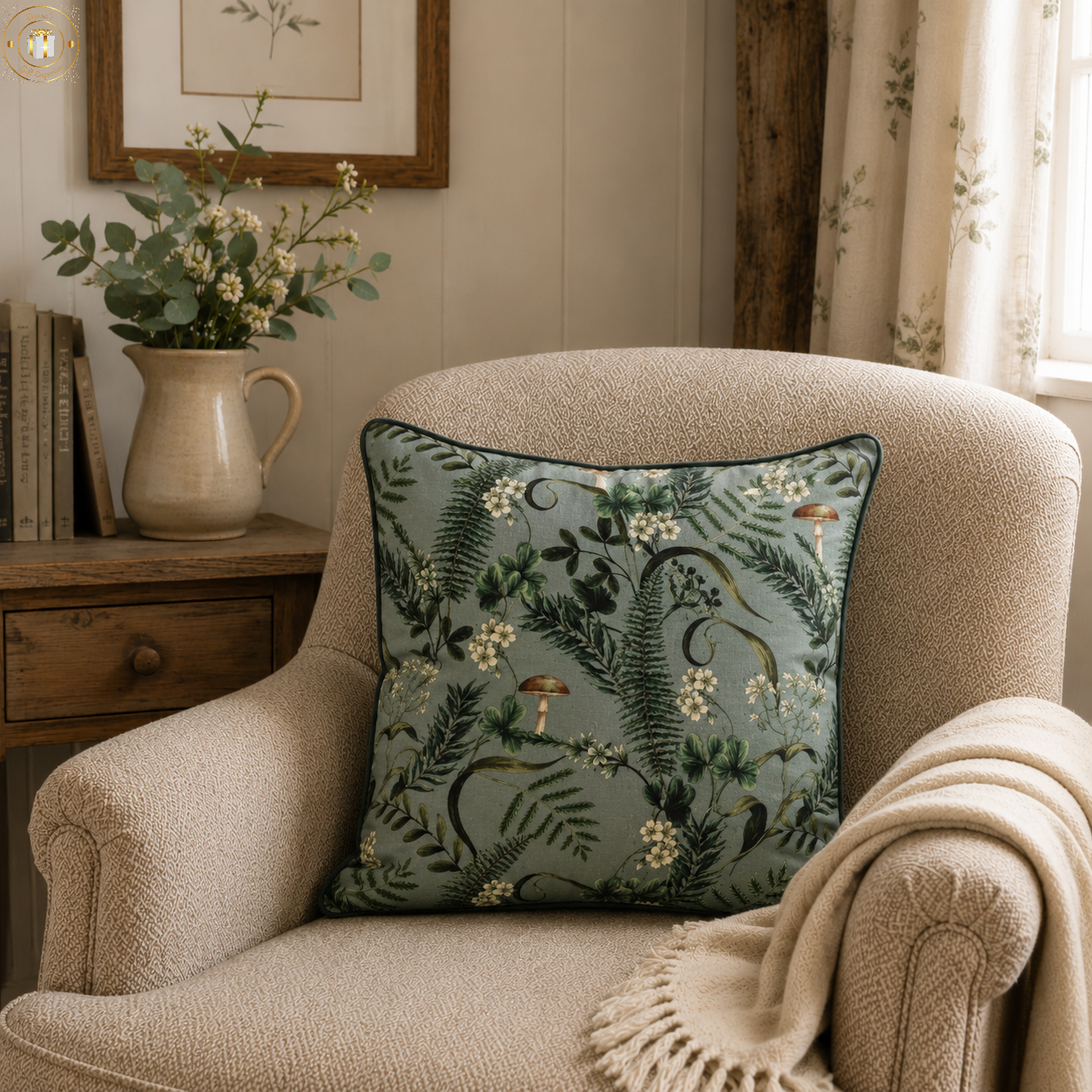 Woodland Fern Cushion