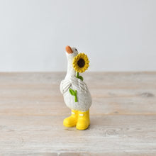 Load image into Gallery viewer, Ducks In Boots With Flower - Daisy - Poppy - Sunflower
