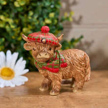 Load image into Gallery viewer, Summer Fun Highland Cows - Reading, Plant, Tea Cup, Tartan Jumper, Birthday
