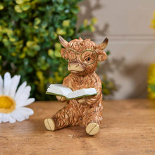 Load image into Gallery viewer, Summer Fun Highland Cows - Reading, Plant, Tea Cup, Tartan Jumper, Birthday
