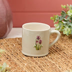 Stoneware Embossed Tulips Milk Jug, Mug & Large Jug
