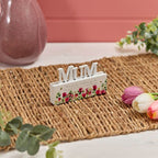 Floral Wooden Block With Verse - Mum Nan Sister Daughter Friend