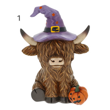 Load image into Gallery viewer, Halloween Highland Cows 🎃 14 To Choose From PRE-ORDER
