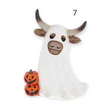 Load image into Gallery viewer, Halloween Highland Cows 🎃 14 To Choose From PRE-ORDER
