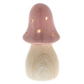 LED Mushroom Lamps ~ Pink & Sage