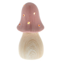Load image into Gallery viewer, LED Mushroom Lamps ~ Pink &amp; Sage
