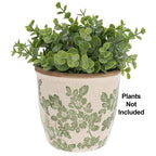 Green Clematis Garden Vase, Jug & Plant Pot