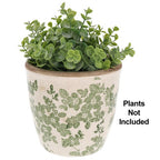 Green Clematis Garden Vase, Jug & Plant Pot