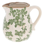 Green Clematis Garden Vase, Jug & Plant Pot