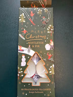 Fragranced Festive T-Lights - Cinnamon Spice, Spiced Vanilla & Mistletoe & Fir