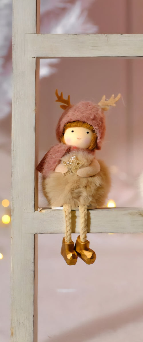 Christmas Furry Girl With Antlers