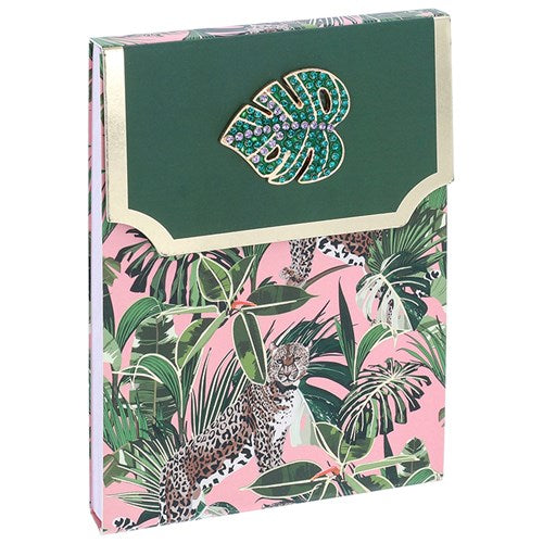 Charm Notebook - Butterfly Sunflower Leaf Dragonfly/Kingfisher