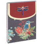 Charm Notebook - Butterfly Sunflower Leaf Dragonfly/Kingfisher