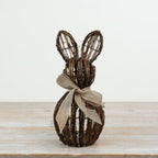 Brown Rattan Bunny Rabbits