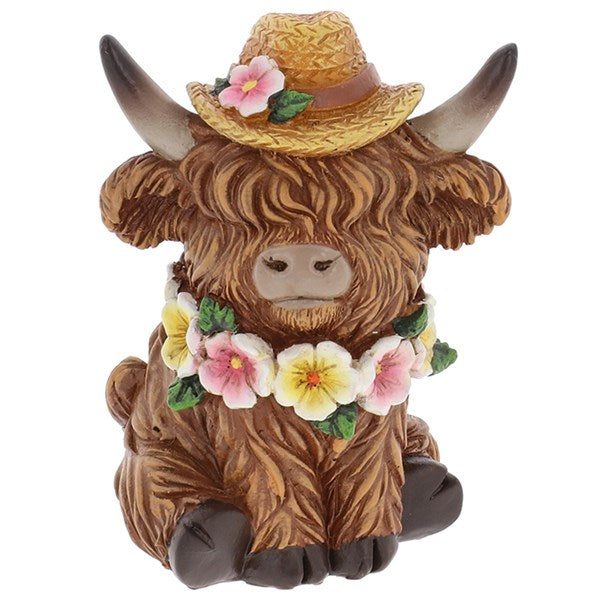 Garden Bloom Highland Cows