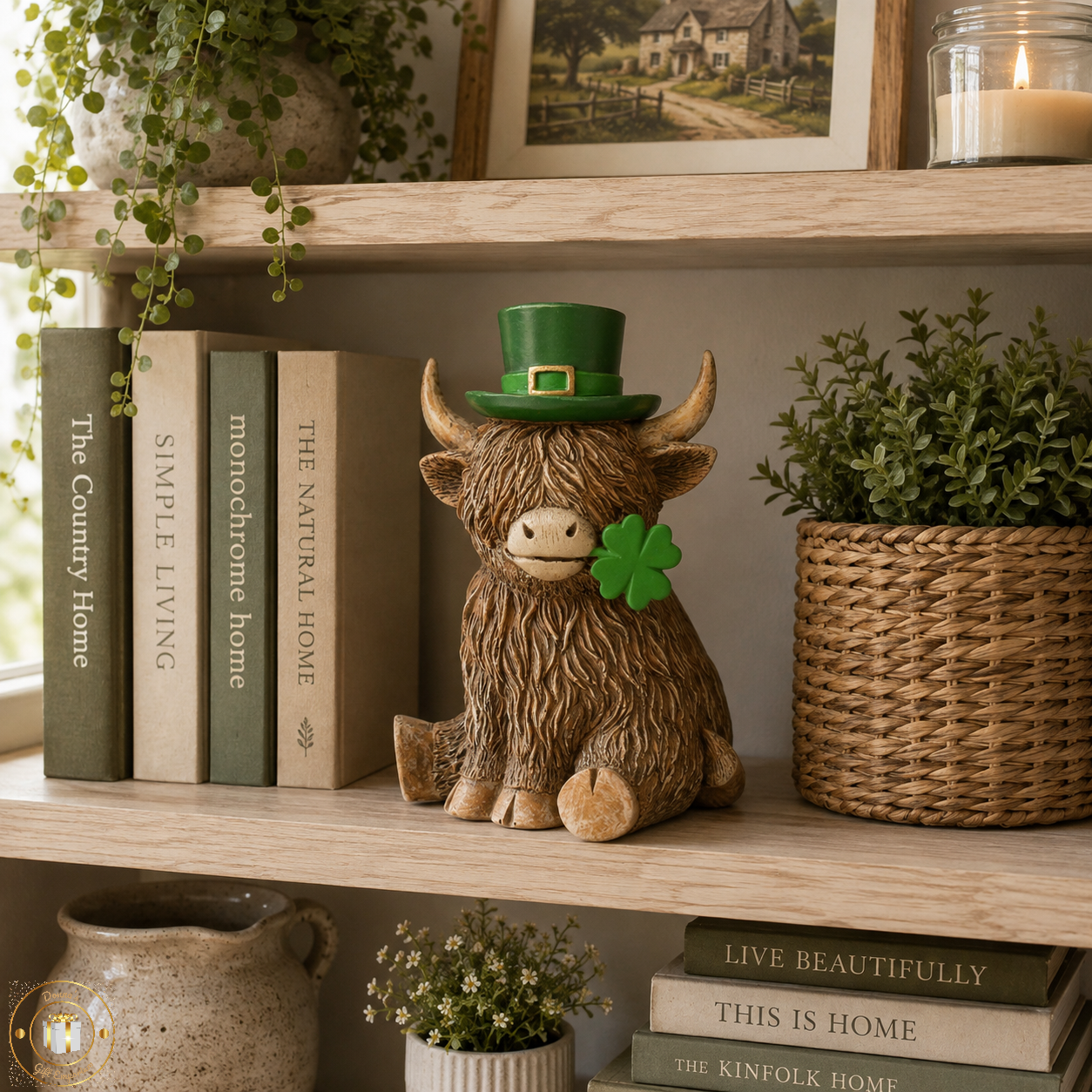Irish Good Luck Lucky Charm Len Highland Cow