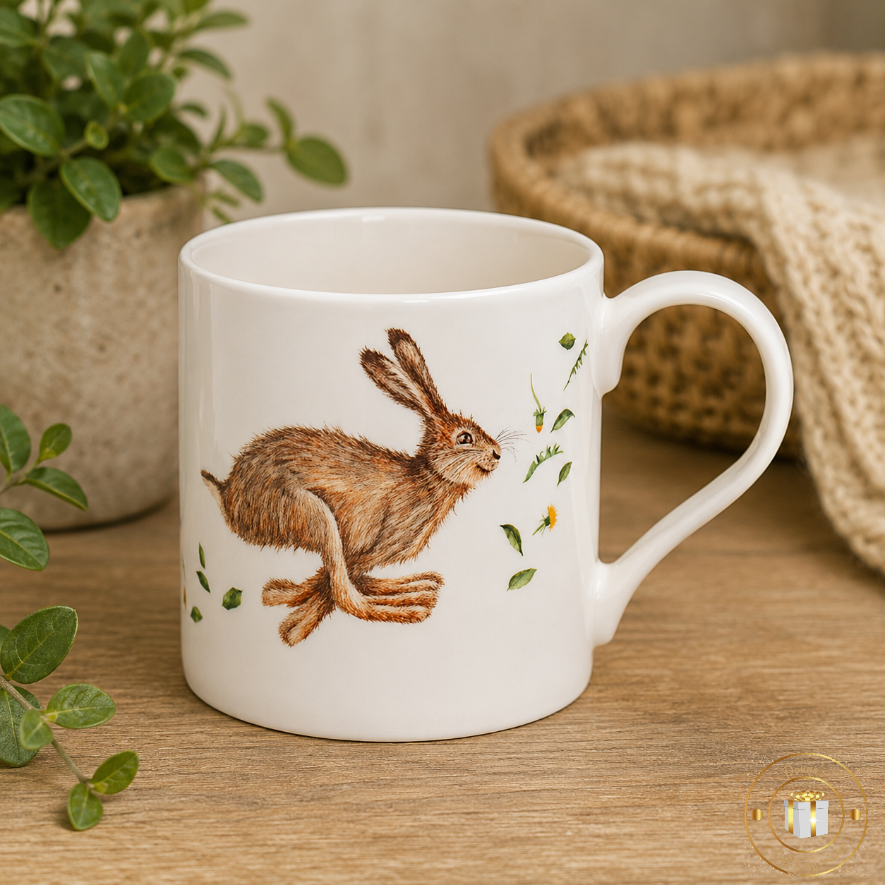 Clemency Bunn Wildlife Mug Hare