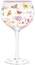Load image into Gallery viewer, Butterfly Garden Gin Glass
